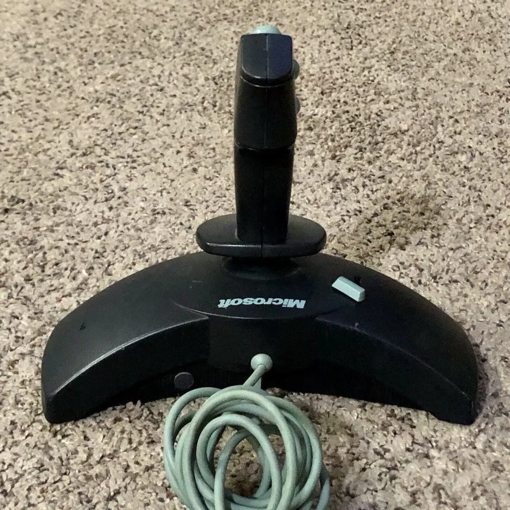 Microsoft SideWinder 3D Pro Joystick Controller PC Used Not Tested